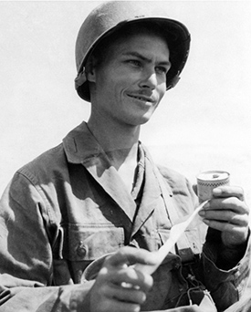 Desmond T. Doss in Okinawa, Japan. Photo courtesy of the Desmond Doss Council