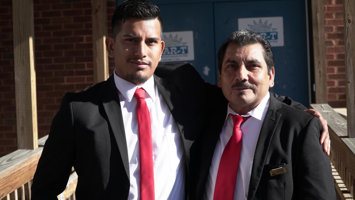 Marcos and Bartolo Gomez, were introduced to Potomac Conference’s Gaithersburg (Md.) Spanish church when a church member knocked on Bartolo’s door and offered assistance.
