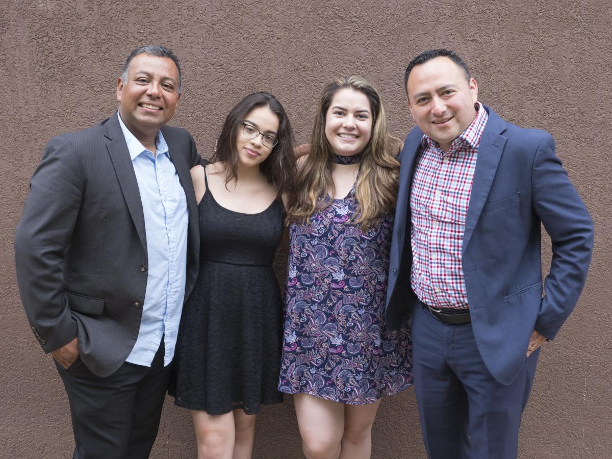 Worship director Carlos Paz (pictured left) and Pastor Williams Ovalle (right) minister to and with second- and third-generation Latino members like Jasmin Guevara and Saraí del Cid at the Manassas Spanish and Manassas II Spanish churches in Northern Virginia.