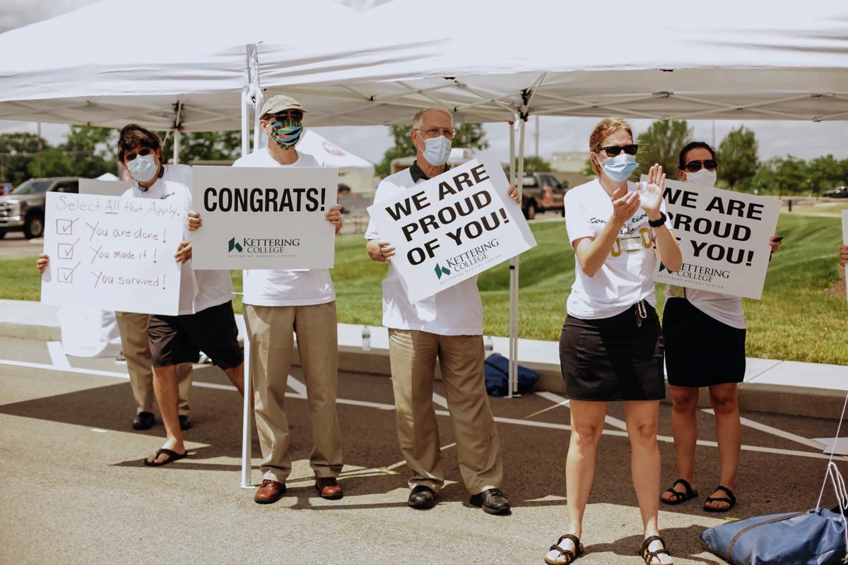 Kettering College Celebrates 2020 Graduates with Drive-Thru Graduation