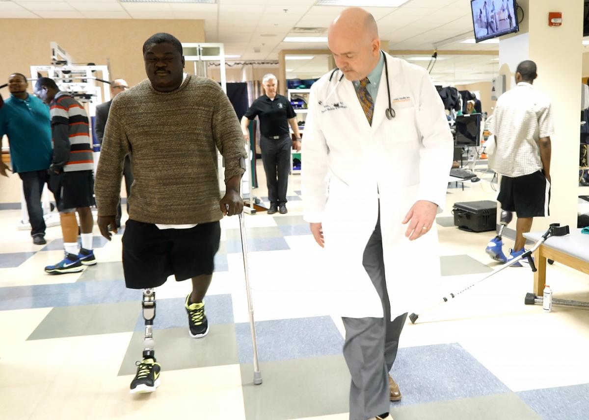 Rehabilitation and the prosthetic leg