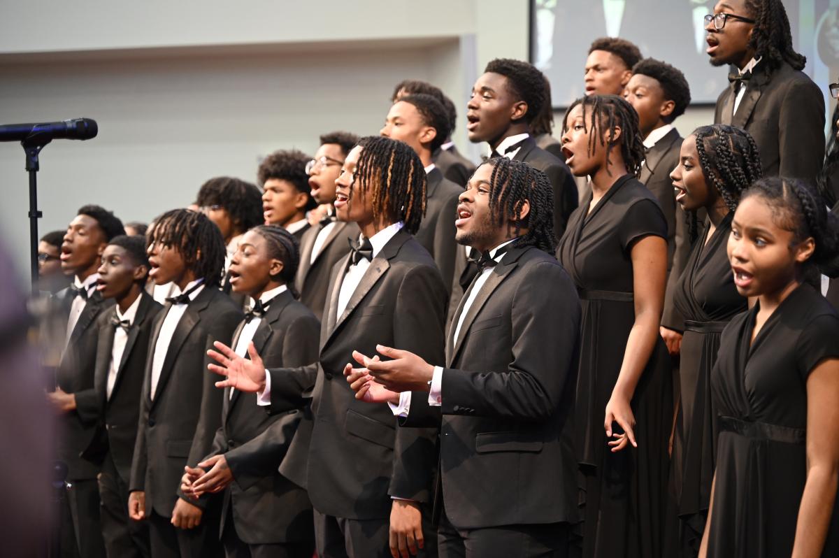 Takoma Academy students sing at the Columbia Union Conference Constituenct