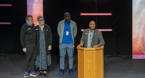 1. The WGTS on-air team shares words of comfort at the service. 1. The WGTS on-air team shares words of comfort at the service.