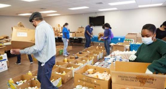 The Harbor of Hope Food Pantry in Benton Harbor, Michigan, is one of the ACS centers that will receive help as part of the ADRA/ACS partnership. Photo by Victor Rayno
