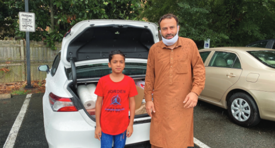 Adventist Community Services of Greater Washington assisted families of Afghan refiguees