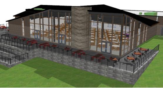 A proposed design of the new dining hall at the reconstructed campsite. ‘To Me, It’s More Than a Campground’, Allegheny West Conference, Thornville, pathfinders, adventurers, campground renovation