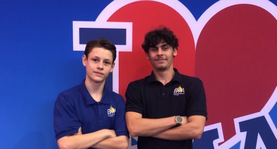 Blue Mountain Academy roommates Malachi Christiansen and Kyle Foulke praise God for allowing them to meet each other at school, a place where they feel His presence on a daily basis.