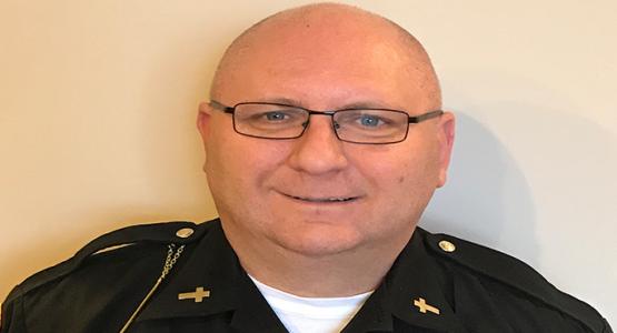 Marius E. Marton, pastor and law enforcement chaplain, spends his Mondays at the Lorain County Sheriff’s Office, providing counseling and prayer with the employees.