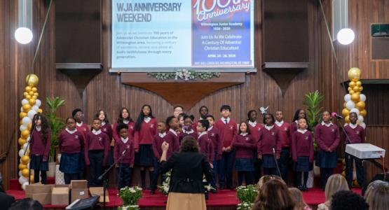 Wilmington Junior Academy Celebrates 100 Years, Chesapeake Conference, Andre Hastick, Janesta Walker, Elvis Mogoi Wilmington Junior Academy Celebrates 100 Years, Chesapeake Conference, Andre Hastick, Janesta Walker, Elvis Mogoi