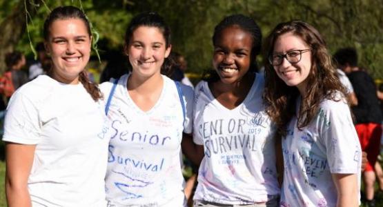 Class of 2019 seniors retreated to pitch camp in the beautiful Virginia wilderness for “Senior Survival” to spend time with God in nature, and to unite as a class as they lead the school this year and prepare for graduation.