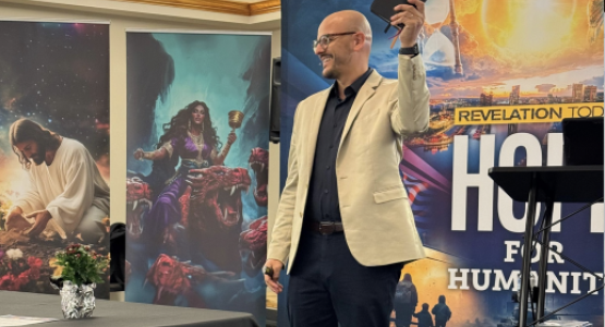 Pastor Carlos Quiroga (pictured above), who is speaking at the Revelation Speaks: Hope for Humanity event at the Gettysburg church