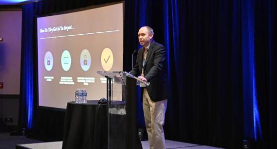 Greg Iverson shares about cyber security at the 2024 Columbia Union Conference Treasury Meeting. Greg Iverson shares about cyber security at the 2024 Columbia Union Conference Treasury Meeting.