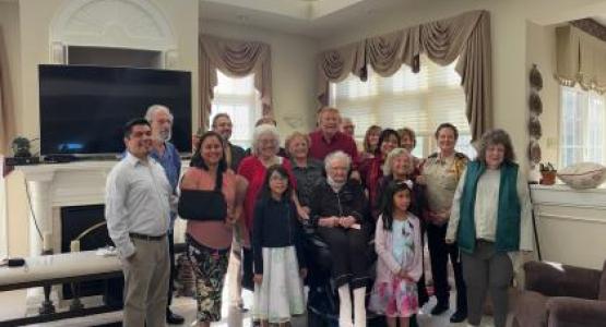 A group of Harrisburg First members celebrate Roberta "Bertie" Karmel's birthday A group of Harrisburg First members celebrate Roberta "Bertie" Karmel's birthday