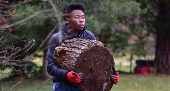 Students Live Their Faith by Learning to Serve, Highland View Academy, Chesapeake Conference, David and Oleta Emerson, 