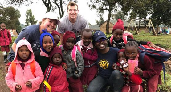 Highland View Academy students and staff are serving in Kenya.