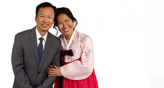 James Ferry photographed the Kims in his Columbia, Md., studio.