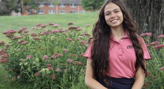 Lavinia Postiglione, a junior at Blue Mountain Academy, strives to be a positive role model to her peers. Lavinia Postiglione, a junior at Blue Mountain Academy, strives to be a positive role model to her peers.