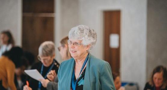 Linda Farley-Meyer was photographed by Brad Barnwell at the Columbia Union Conference's retreat for women clergy