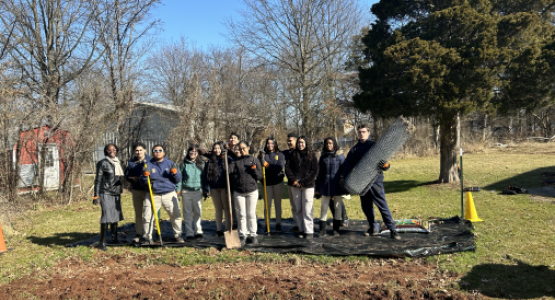 Lake Nelson Adventist Academy students in the agriculture program. 