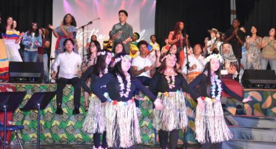 Academy and community members participated in various cultural performances at the annual Gospel Concert.