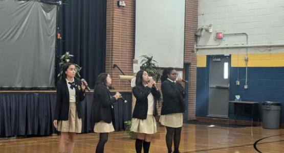 Seniors lead out in worship. Seniors lead out in worship.