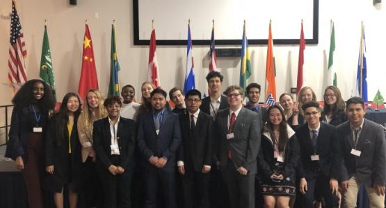 Highland View Academy Capital Model United Nations delegation