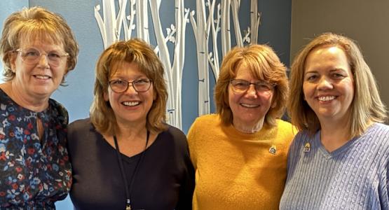 Sue Brady, Cheryl Nelson, Brenda Owens and Lauri Nichols Professionals’ Retreat Inspires and Motivates, Mountain View Conference, Tim Bailey, WISP Resort, Pavel Goia, "Two Little Fish"