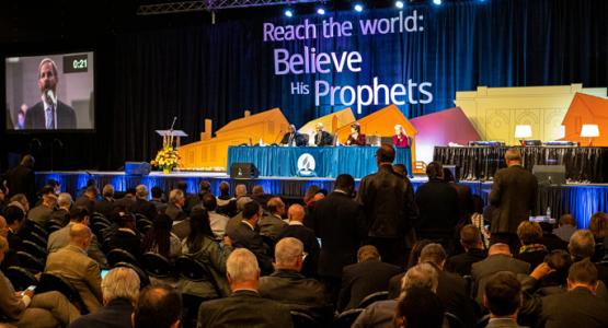 Ted Wilson, President of the General Conference of the Seventh-day Adventist Church speaks to the delegates of the 2018 General Conference Annual Council, held Oct 11-17, 2018 in Battle Creek, MI. ©2018 North American Division/Dan Weber