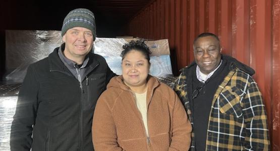 Lima Leads Community in Sending Relief to Jamaica, Ohio Conference, Beckman & Gast Co., Paul Moorman, Wright State University-Lake Campus, Brynn Leyman