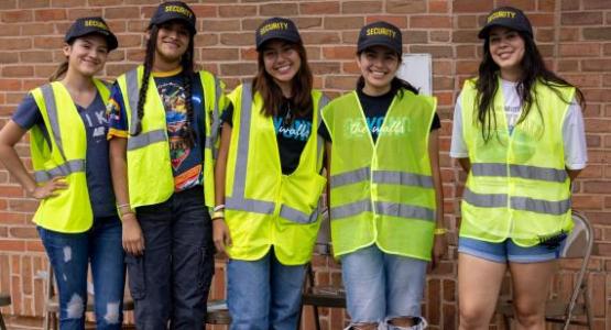 Volunteers at the Potomac Conference Hispanic Camp meeting. Photo courtesy Potomac Conference