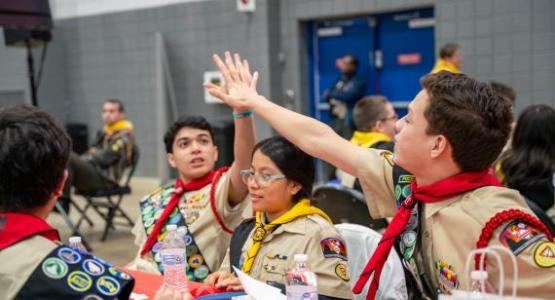 Potomac Conference Pathfinders at the 2025 NAD PBE. Photo by Katie Fellows Potomac Conference Pathfinders at the 2025 NAD PBE. Photo by Katie Fellows