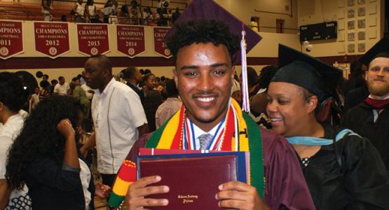Robell Yigebaha is one of the more than 20 students from immigrant, community families that Genet Berhane, a Capital Memorial church member, has helped attend Adventist schools.