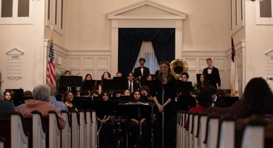 High School Musicians Share Their Talents on Tour, Spencerville Adventist Academy Concert Winds, Stoneham Memorial church, Lisa Froelich