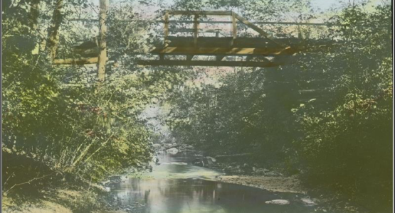 Historic photo of Sligo Creek in Takoma Park from NAD Archives, Records and statistics