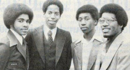 The late Fred Walters, with Mark Washington, Samuel Perry and John Jones. With their teacher, Charles Battles, all were wounded in the attack, but their injuries were not severe.