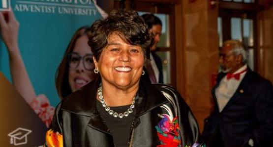 Joann Chavez at Washington Adventist University's 2023 Visionaries Gala | Photo courtesy WAU