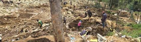 ADRA Responds to Aid Landslide Victims in Papua New Guinea. Image by Stephen Mase