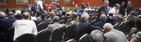 North American Division caucus meeting for the 62nd General Conference Session of the Seventh-day Adventist Church, St. Louis, Missouri, July 3-12, 2025. Image from AME 