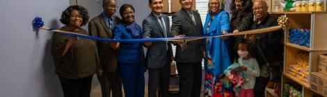 PEAN Church Unveils Cold Storage to Boost Pantry, Prince Emmanuel All Nations church, Adventist Community Services, North American Division, Capital Area Food Bank, Jenner Becerra