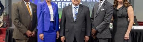 Los delegados de la 29.ª Sesión Quinquenal reeligieron a los cinco vicepresidentes—José L. Vázquez, Lisa Saveikis Burrow, José D. Espósito, Donovan Ross y Kelly Butler Coe—para cumplir otro mandato de cinco años en sus respectivos cargos.