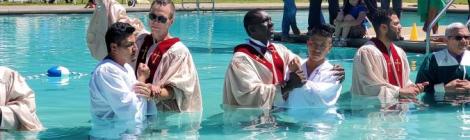 Pastors and leaders in the Ohio Conference baptize more than 150 members at camp meeting.