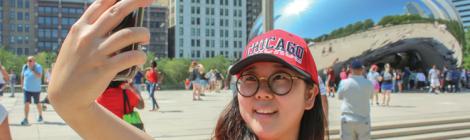 Yuri Hong, a teacher at G.E. Peters visits Chicago for the 2018 Teachers' Convention
