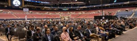 Image of delegates at the 2022 General Conference Session. Image by Tor Tjeransen Adventist Media Exchange