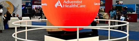 Kylie Kajiura photographed the Healthcare section of the NAD booths at the 2025 General Conference Session