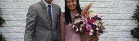 Jose L. Espinoza (alongside his wife, Carmen Zevallos, and his daughter, Esmeralda), who pastors the Kingwood, Mountaintop, Morgantown and Morgantown Spanish churches, was recently ordained into the gospel ministry.