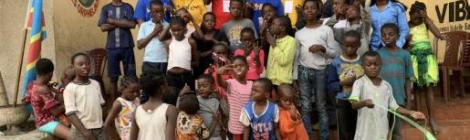 Children enjoy a camp in the Congo thanks to the LEGIT group from the Pennsylvania Conference of Seventh-day Adventists.