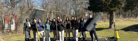 Lake Nelson Adventist Academy students in the agriculture program. 
