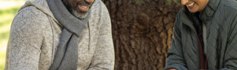 Stephen Matthie helped Romita Mandal "find home" by studying the Bible together. Photo by Eric Kayne