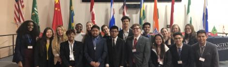 Highland View Academy Capital Model United Nations delegation