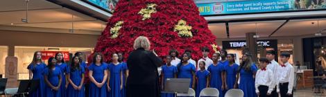 Beltsville School Shares Songs at Mall in Columbia, Jerson Malaguit, The Mall in Columbia, Potomac Conference
